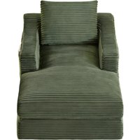 Knochenloses Cord-Freizeitsofa, Grün Aosom.de