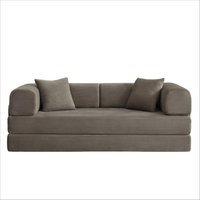Knochenloses modulares Sofa, Taupe Aosom.de