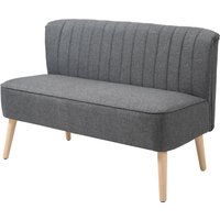 Aosom Deal Enjoy 23% Off HOMCOM Modern 2Seater Sofa in Dark Grey