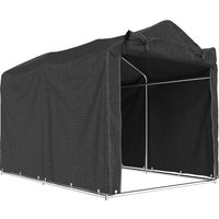 Outsunny Tent with Storage, Waterproof Anti-UV Bike Tent with Roll-up Zipper Door, 2.2 x 1.6 m, Black Aosom UK