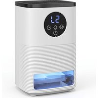 300ml Day Small Dehumidifier RGB Mood Lights Continuous Drainage Timer LED Display Dehumidifier Home Damp