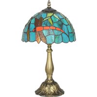 Tiffany Stained Glass Table Lamp Handmade Antique Bedside Lamp Bedroom Living Room Nightstand