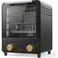 Mini Oven Electric Oven Grill w 60 230℃ Adjustable Temperature 60 Minute Timer Includes Baking Tray