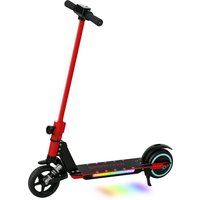 SPORTNOW Folding Electric Scooter for Kids Ages 6-14 with Dual Brakes, Front Suspension, Lightweight Aluminium, Max Speed 14 KM/H, Red Aosom UK