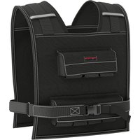SPORTNOW 15KG Adjustable Weighted Vest, Running Weight Vest, with 30 Metal Weights, Reflective Strips, for Running, Exercise
