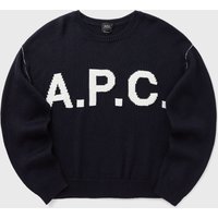 A.P.C. Men's Crew Neck Jumper Dark Navy