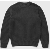 A.P.C. Men's Ron Chunky Rib Jumper Heathered Anthracite