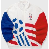 Adidas Men's Graphic Woven Track Top Cloud White