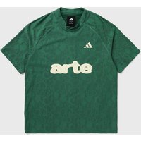 Adidas Men's x Arte Engineered Lace Jersey T-Shirt Amazon Green/Off White