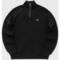 Zip-Up High Neck Interlock Sweatshirt