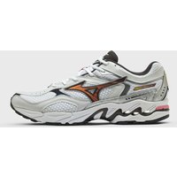 Mizuno Men's Wave Mustang LS OG Sneaker White/Artisan'S Gold/Galaxy Silver