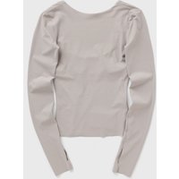 Nike Women's Zenvy Long Sleeve T-Shirt Grey/White