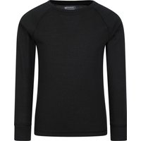 Talus – dziecięcy top z okrągłym dekoltem - Black