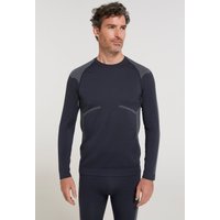 Freestyle męska bezszwowa koszulka termiczna - Black