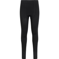 Legginsy dziecięce w technologii IsoTherm ze szczotkowanych włókien - Black
