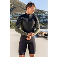 Nassau 3-2mm Męska Pianka Krótki Rękaw - Black