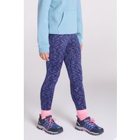 Kayleigh II Space Dye – legginsy dla dziewcząt - Purple