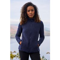 Mountain Warehouse 18% Rabatt auf DamenFleece Snowdon Melange II mit Reißverschluss Dunkelblau 5063005260577