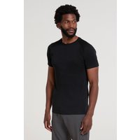 Summit II Męski T-shirt Merino - Black