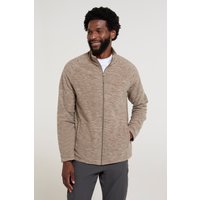 Mountain Warehouse Jetzt 18% Rabatt auf die Snowdon II HerrenFleecejacke in Hellbraun 5063005599486