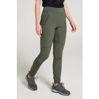 Etna — damskie wodoodporne legginsy - Green