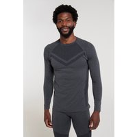 Ventina — męski bezszwowy top - Grey