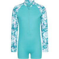 Mira — dziecięcy strój kąpielowy z długim rękawem - Turquoise