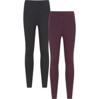 Legginsy damskie bawełniane multipack - Pink