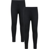 Talus spodnie termoaktywne dla dzieci 2-pak - Black