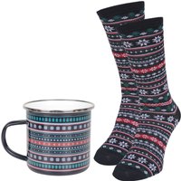 Zestaw kubek i skarpety - Navy