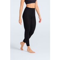 Legginsy damskie z podszewką z polaru - Black