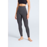 Legginsy damskie z podszewką z polaru - Grey