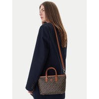 Handtasche Tommy Hilfiger Th Monoplay Mini Tote Le AW0AW18848 Schwarz