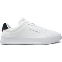 Sneakers Tommy Hilfiger Th Court Lth Detail Ess FM0FM05367 Weiß