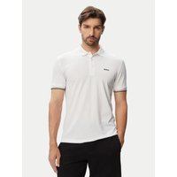 BOSS Poloshirt Game 1 50564785 Weiß Slim Fit