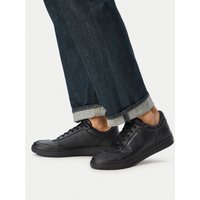 Sneakers Tommy Hilfiger Th Basket Core Leather FM0FM05927 Schwarz
