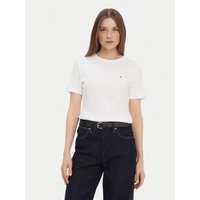 Tommy Hilfiger T-Shirt New Cody WW0WW40587 Creme Slim Fit