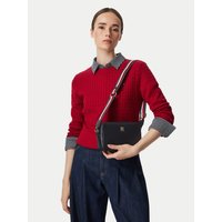 Handtasche Tommy Hilfiger Th Joy Camera Bag Corp AW0AW19315 Dunkelblau