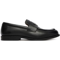 Halbschuhe Calvin Klein Ess Rubber Loafer Hw Plaq Va Lth HM0HM02177 Schwarz