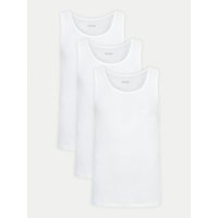 BOSS Tanktop-Set 50542132 Weiß Regular Fit