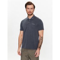 Columbia Poloshirt Nelson Point 1772721 Grau Regular Fit