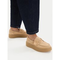 Halbschuhe Clarks Torhill Boat 26186301 Beige