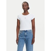Calvin Klein Jeans T-Shirt LV047C200G Weiß Slim Fit
