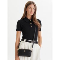 Handtasche Tommy Hilfiger Th Daily Camera Bag Mono AW0AW18414 Schwarz