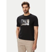 BOSS T-Shirt Te Motors 50566627 Schwarz Regular Fit