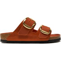 Pantoletten für Damen Birkenstock Arizona Big Buckle Oiled Leather