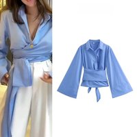 ZR Long Sleeve Shirt Women Shirts Woman Vintage Elegant Women's Luxury Blouses Summer Top Y2K Tops Harajuku Fashion Blouses