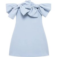 2025 Woman Back Zipper Party Evening Dresses Women Elegant 3D Bow Decorate Sexy Sleeveless Backless Slim Mini Dress