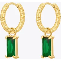Aretes Vintage Drop Earrings With Glass For Women's Stainless steel Gold Color Earrings Stylish Cute Jewelry E241547
