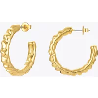 Curved C Shape Piercing Hoop Earring For Women Brincos Gold Color Earrings 2025 Fashion Jewelry Friends Gift E211240